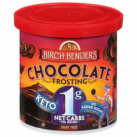 Birch Benders Frosting, Chocolate - 10 Ounce 