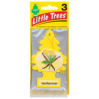 Little Trees Air Freshener, Vanillaroma - 3 Each 