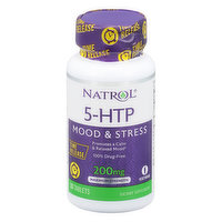 Natrol 5-HTP, Mood & Stress, Time Release, Maximum Strength, 200 mg, Tablets - 30 Each 