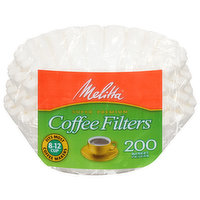 Melitta Coffee Filters, Basket, Super Premium - 200 Each 