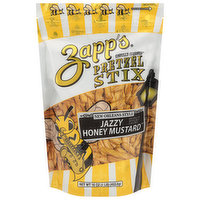 Zapp's Pretzel Stix, Jazzy Honey Mustard, New Orleans Style, Sinfully-Seasoned - 16 Ounce 