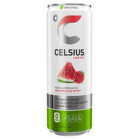 Celsius Energy Drink, Watermelon Berry, Non-Carbonated - 12 Fluid ounce 