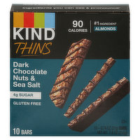 Kind Bars, Gluten Free, Dark Chocolate Nuts & Sea Salt, Thins