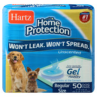 Hartz Dog Pads, Unscented, Regular Size - 50 Each 