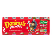 Danimals Smoothie, Watermelon/Strawberry - 12 Each 