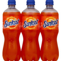 Sunkist Soda, Orange - 6 Each 