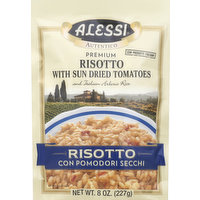 Alessi Risotto, Premium, with Sun Dried Tomatoes and Italian Arborio Rice - 8 Ounce 