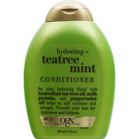 OGX Conditioner, Hydrating + Teatree Mint - 385 Millilitre 