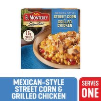 El Monterey Street Corn & Grilled Chicken, Mexican-Style - 8 Ounce 