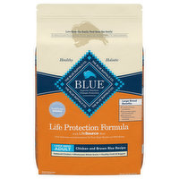 Blue Buffalo Food for Dogs, Chicken and Brown Rice Recipe, Large Breed, Adult - 24 Pound 