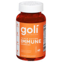 Goli Nutrition Immune, Triple Action, Gummies - 60 Each 