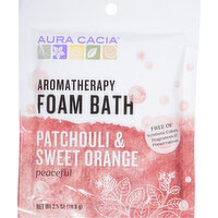 Aura Cacia Foam Bath, Patchouli/Sweet Orange