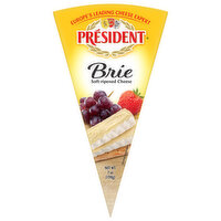 President Cheese, Soft-Ripened, Brie, Wedge