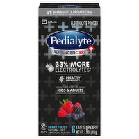 Pedialyte Electrolyte Powder, Berry Frost - 6 Each 