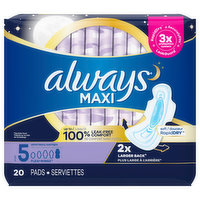 Always Pads, Extra Heavy Overnight, Flexi-Wings, Size 5 - 20 Each