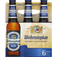 Weihenstephaner Beer, Original Premium - 6 Each 