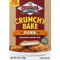 Louisiana Fish Fry Products Seasoned Coating Mix, Pork, Crunchy Bake