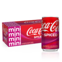 Coca-Cola Spiced Raspberry Fridge Pack Cans, 7.5 fl oz - 10 Each 