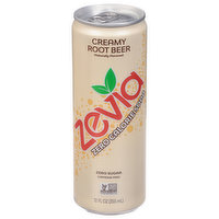Zevia Soda, Zero Calorie, Creamy Root Beer - 12 Fluid ounce 