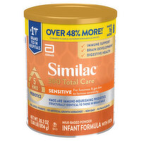 Similac Infant Formula with Iron, Milk-Based Powder, Sensitive - 30.2 Ounce 