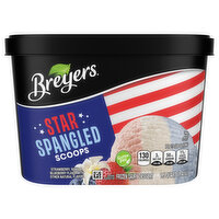 Breyers Frozen Dairy Dessert, Star Spangled, Scoops