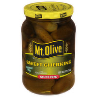 Mt Olive Pickles, Sweet Gherkins - 16 Fluid ounce 