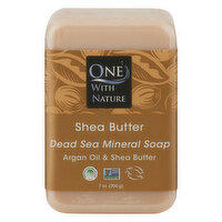 One with Nature Soap, Dead Sea Mineral, Shea Butter - 7 Ounce 