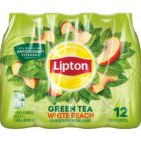 Lipton Lipton Green Tea White Peach 16.9 Fl Oz 12 Count