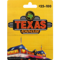 Texas Roadhouse Gift Card, $25-100 - 1 Each 