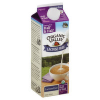 Organic Valley Half & Half, Lactose Free - 1 Quart 