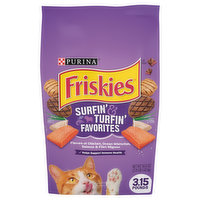 Friskies Dry Cat Food, Surfin' & Turfin' Favorites - 50.4 Ounce 