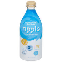 Ripple Milk, Plant-Based, Dairy-Free, Unsweetened Original - 48 Fluid ounce 