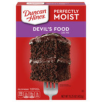 Duncan Hines Cake Mix, Devil’s Food - 15.25 Ounce 