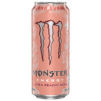 Monster Energy Drink, Zero Sugar, Ultra Peachy Keen - FRESH by Brookshire's