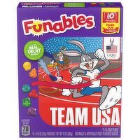 Funables Fruit Flavored Snacks, Team USA - 10 Each 