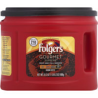 Folgers Coffee, Ground, Dark, Gourmet Supreme - 24.2 Ounce 