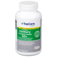 TopCare Multivitamin/Multimineral, Iron-Free, Complete Adults 50+, Century, Tablets - 220 Each 