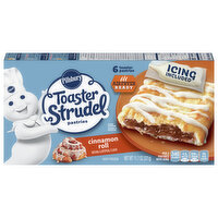 Pillsbury Toaster Pastries, Cinnamon Roll - 6 Each 