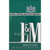 L M Cigarettes, Filter, Menthol