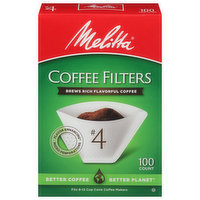 Melitta Coffee Filters, No. 4 - 100 Each 