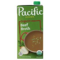 Pacific Foods Beef Broth, Organic - 32 Ounce 