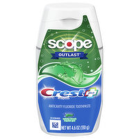 Crest Toothpaste, Scope Outlast, Minty Fresh Liquid Gel - 4.6 Ounce 