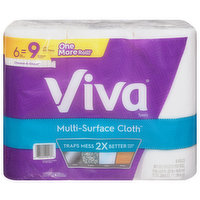 Viva Cloth, Multi-Surface, Big Roll, Choose-A-Sheet, 2 Ply - 6 Each