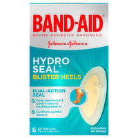 Band-Aid Gel Bandages, Hydrocolloid, Blister Heels - 6 Each