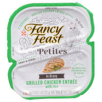 Fancy Feast Cat Food, in Gravy, Grilled Chicken Entree with Rice - 2 Each