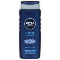 Nivea Men Body Wash, Cool, Menthol & Yuzu - 16.9 Fluid ounce 