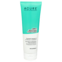 Acure Conditioner, Simply Smoothing, Coconut & Marula Oil - 8 Ounce