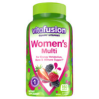 Vitafusion Multivitamin, Gummies, Women's Multi, Natural Berry Flavor - 150 Each