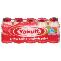 Yakult Probiotic Drink, Live & Active, Original - 5 Each 