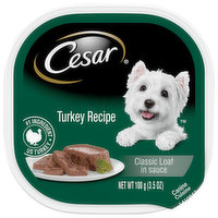 Cesar Turkey Recipe Classic Loaf in Sauce Canine Cuisine - 3.5 Ounce 